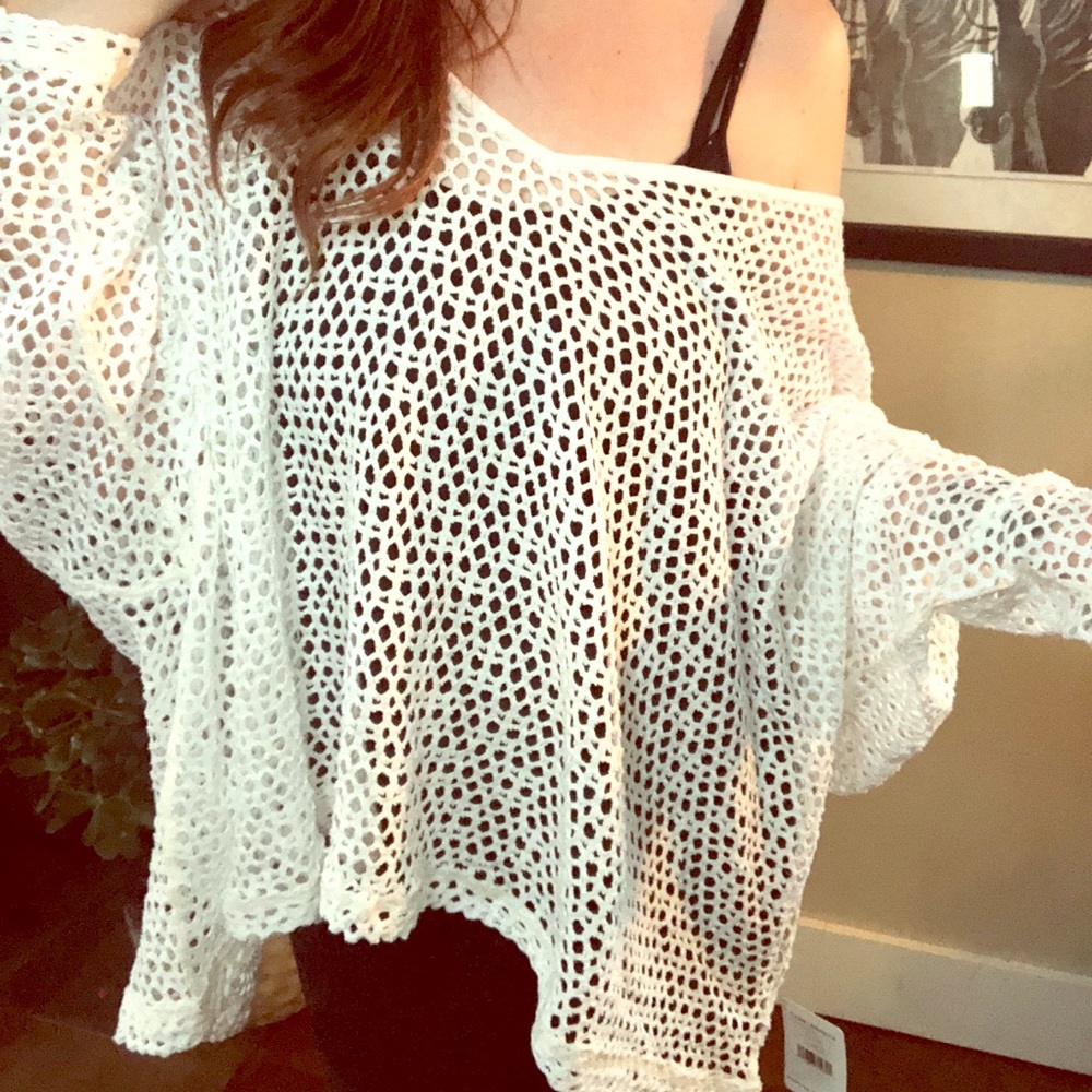 💗Hold for ladypepper💗NWT FP oversized tunic in white
